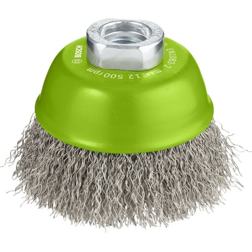 Cepillo de vaso PRO Stainless Steel clean, 75 x 0,3 mm, rosca