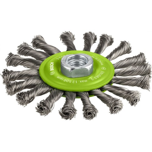Disco de alambre PRO Stainless Steel heavy, 115 x 0,5 mm, rosca