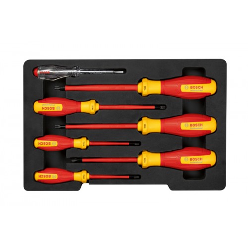 Atornillador Set de destornilladores TX aislados VDE, 7 uds.