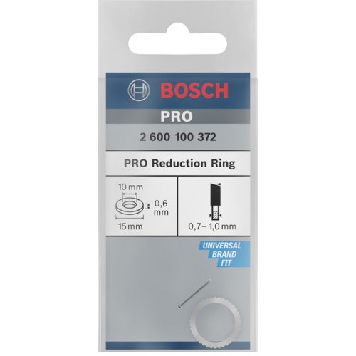 Anillo reductor para hoja de sierra circular PRO, 15 x 0,6 x 10 mm