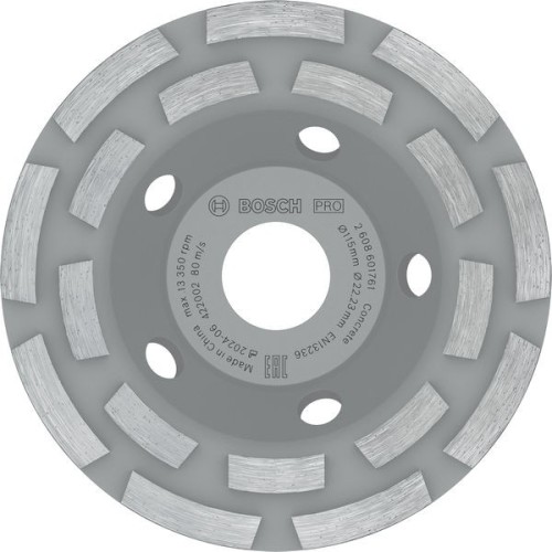 Vaso de desbaste PRO Concrete, 50 x 115 mm, 22,23 mm