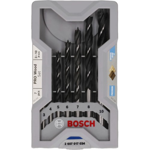 Sets de brocas para madera PRO Wood, 7 uds.