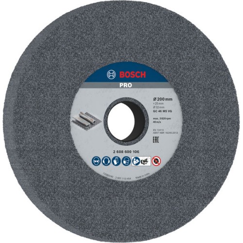 vaso de desbaste PRO Metal, 200 x 25 x 32 mm, G46