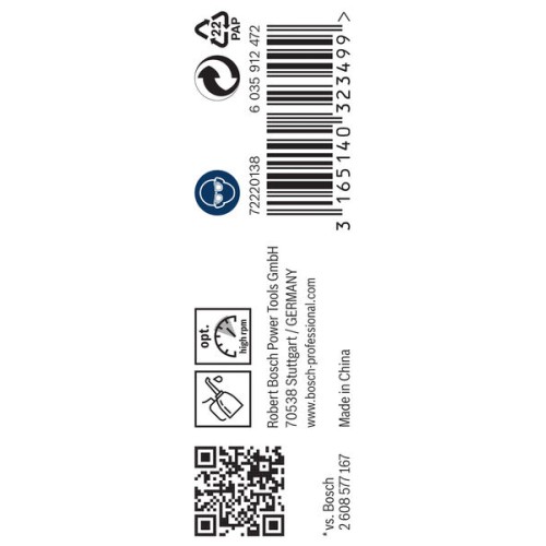 Broca helicoidal PRO Metal HSS-G, longitud estándar, 3,6 x 39 x 70 mm, 10 unidades