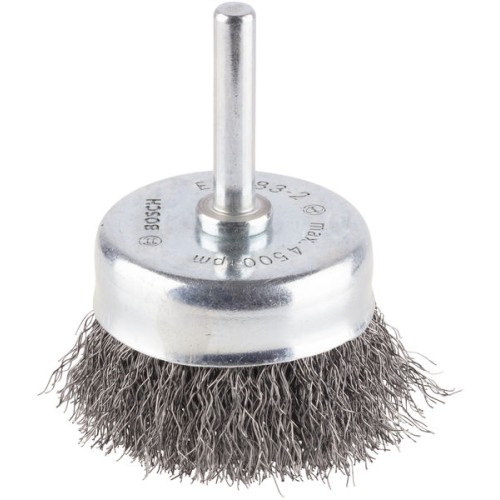 Cepillo de vaso PRO Metal clean, vástago de inserción recto, 50 x 0,2 mm