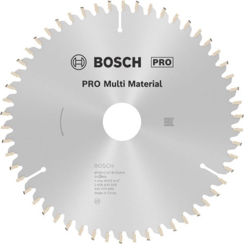 Hoja de sierra circular PRO Multi Material, 190 x 2,4 x 30 mm