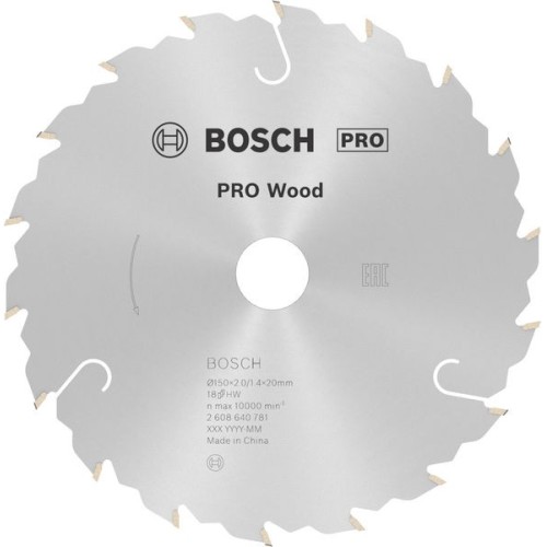 Hoja de sierra circular PRO Wood, 150 x 2 x 20 mm
