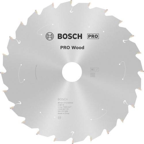 Hoja de sierra circular PRO Wood cordless, 216 x 1,7 x 30 mm, T24