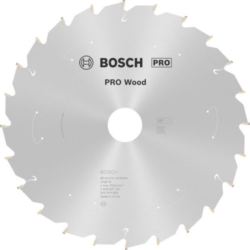 Hoja de sierra circular PRO Wood cordless, 216 x 1,7 x 30 mm, T24