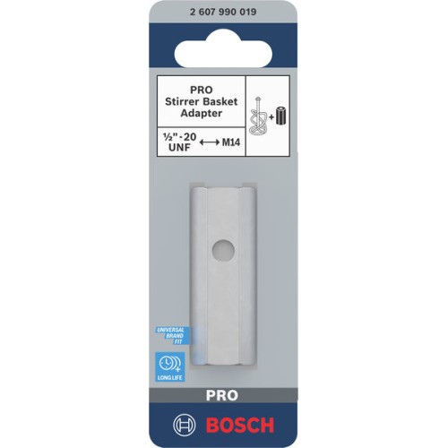 PRO Stirrer Basket Adapter, rosca interior de M14 a 1/2"-20 UNF