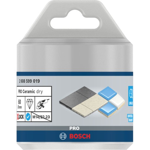 Corona en seco PRO Ceramic dry, 60 x 35 mm, X-Lock