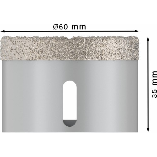 Corona en seco PRO Ceramic dry, 60 x 35 mm, X-Lock