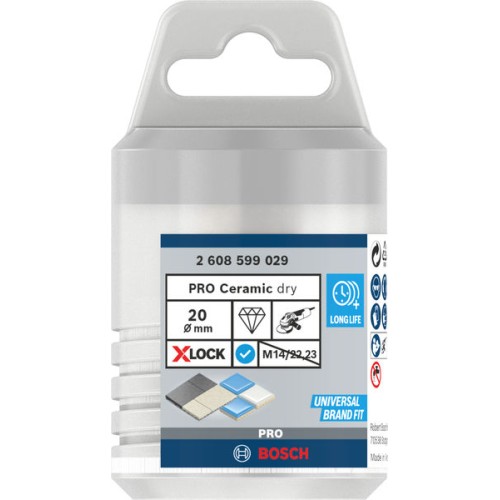 Corona en seco PRO Ceramic dry, 20 x 35 mm, X-Lock