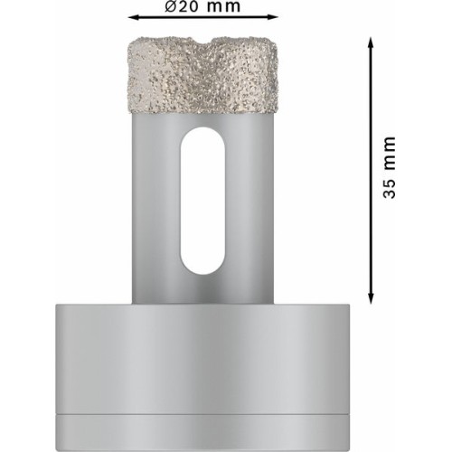 Corona en seco PRO Ceramic dry, 20 x 35 mm, X-Lock