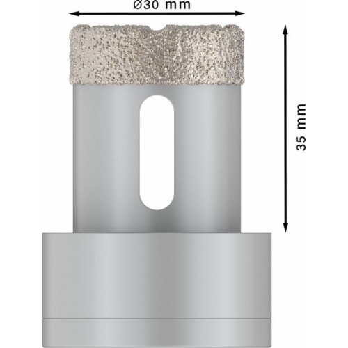 Corona en seco PRO Ceramic dry, 30 x 35 mm, X-Lock