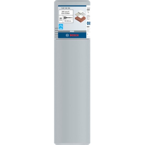 Corona PRO SDS max-5 de una pieza, 68 x 80 x 160 mm