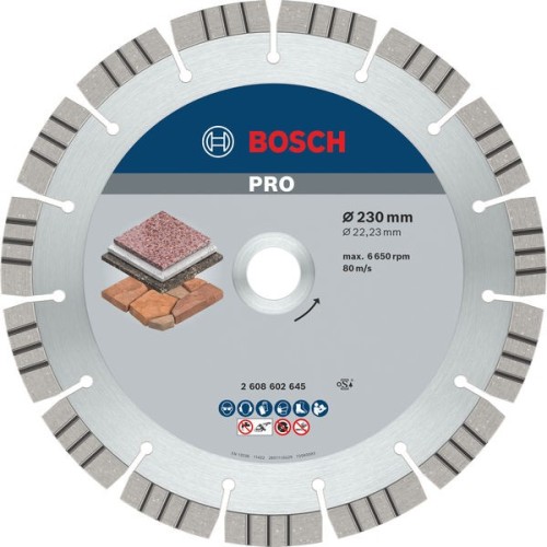 Disco de diamante PRO Stone, 230 x 22,23 mm