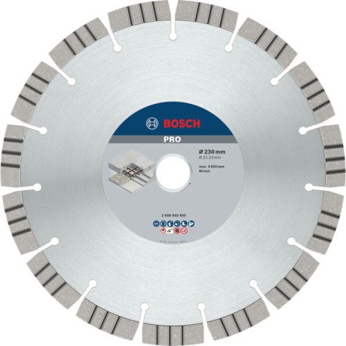 Disco de diamante PRO Concrete, 230 x 22,23 mm