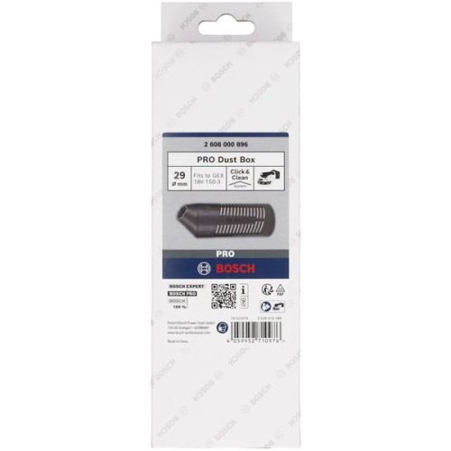 Caja para polvo PRO, para lijadoras excéntricas GEX 18V-150-3