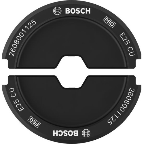 Matriz de engaste PRO, E25 CU, 25 mm², cobre. Para herramientas de engaste
