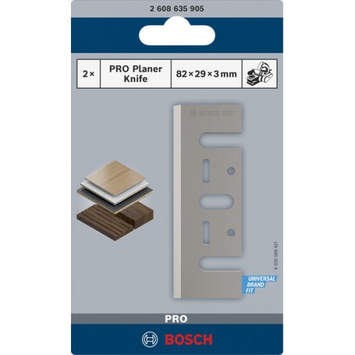 Cuchilla para cepillo PRO, 82 x 29 x 3 mm