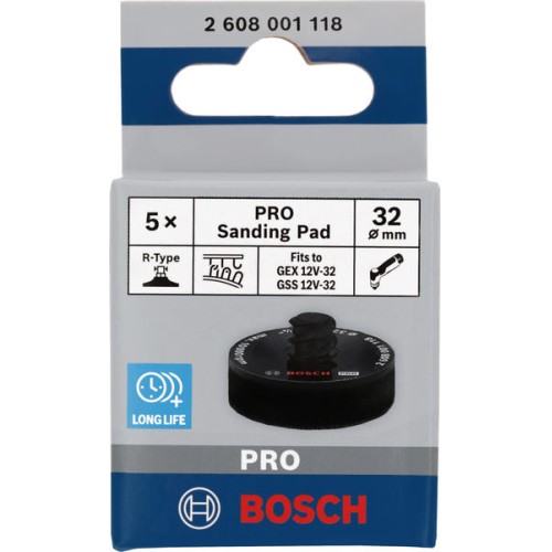 Plato de lija PRO, 32 mm, Hook and Loop