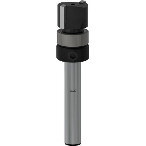 Broca fresadora de recorte al ras PRO con cojinete superior, Ø 1/2" x L 3/8", vástago de 1/4"
