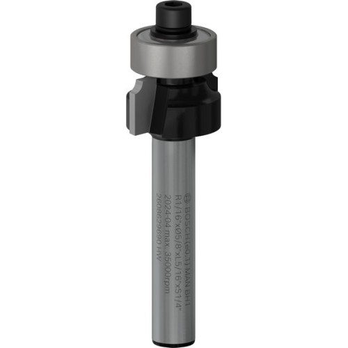 Broca fresadora para redondeo PRO, R 1/16″, vástago de 1/4″