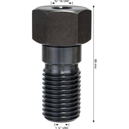 Adaptador para coronas perforadoras de diamante