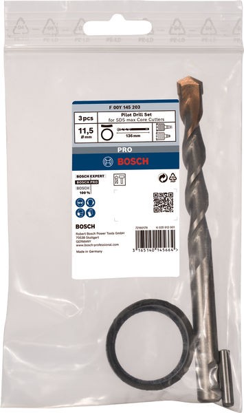 Set de brocas PRO Pilot para coronas SDS max, 115,5 x 84 mm