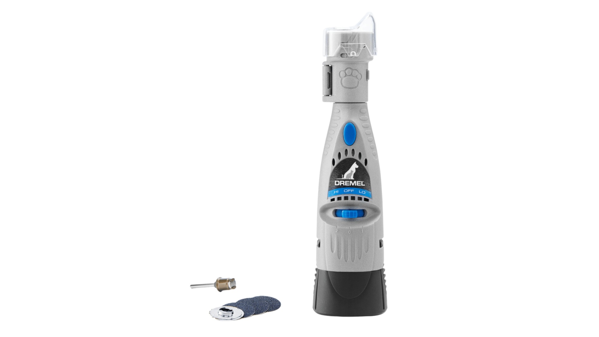 Kit de cuidado de uñas de mascotas DREMEL (125 W), 1 complemento, 4 accesorios