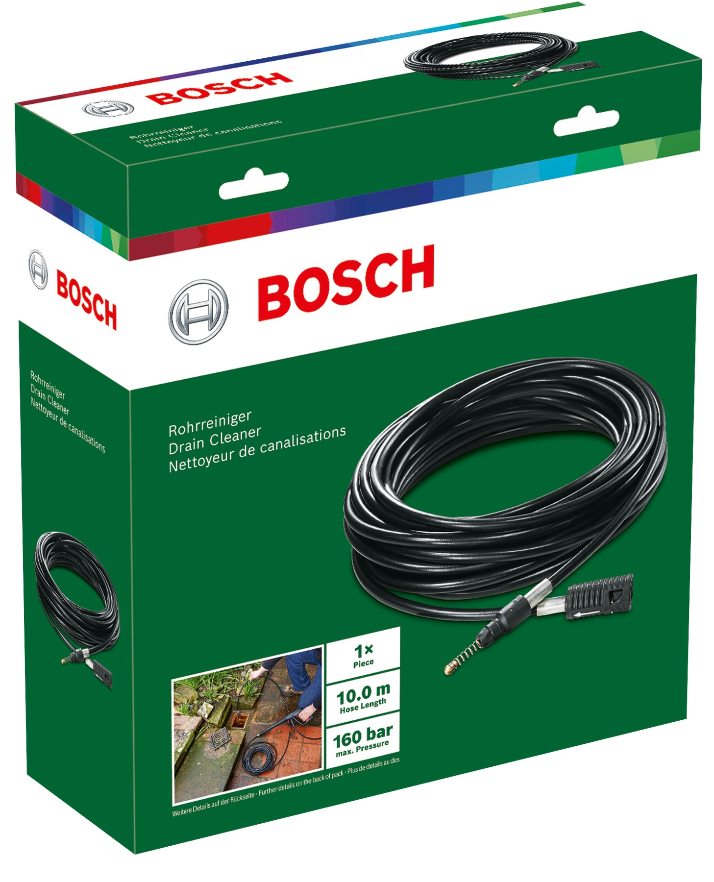 Accesorio de sistema Limpiador de tubos y tuberías de 10 m (160 bar)