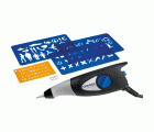Herramienta para manualidades DREMEL Engraver 290-3 (35 W), 3 accesorios para diferentes materiales, 4 plantillas de diseño