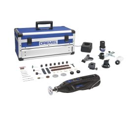 Kit de multiherramienta con batería sin escobillas Dremel 8260 con 65 accesorios, incluidos EZ SpeedClic y 5 complementos