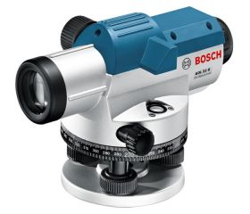 Bosch Professional Nivel Óptico GOL 32 G (aumento 32x, unit of measure: 400 Gon, unidad de medida: 400 Gon, alcance: hasta 120 m, en maletín de transporte)