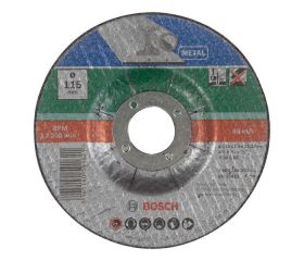 Disco de corte con centro rebajado, metalD = 115 mm