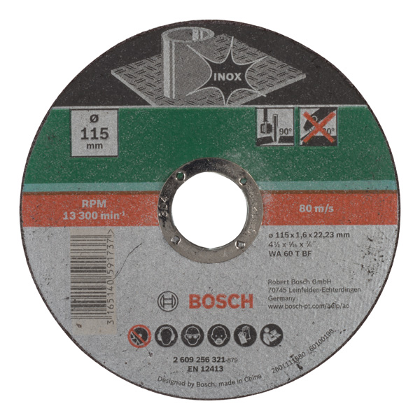 Disco de corte recto, inoxidable