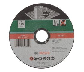 Disco de corte recto, inoxidableD = 125 mm; grosor= 1,0 mm