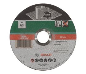 Disco de corte recto, inoxidableD = 125 mm; grosor= 1,6 mm