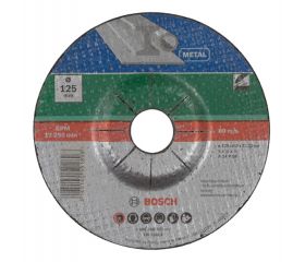 Disco de desbaste acodado, metalD = 125 mm