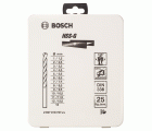 Set de brocas para metal HSS-G, DIN 338, 135°, de 25 unidades, en caja metálica de 1 - 13 mm