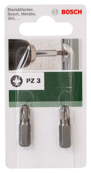 Punta de destornillador estándar PZ