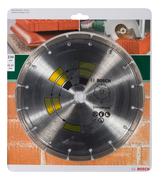 Disco de corte de diamante UniversalD = 230 mm