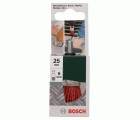 Cepillo de acabado para taladros: alambre de nylon con abrasivo recubierto de óxido de aluminio K80, 25 mm