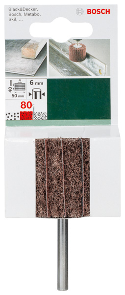 Lijadoras de laminillas con vellón para taladradoras, 50 mm