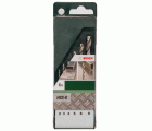 Set de 6 pzas. de brocas para metal HSS-G, DIN 3382,0; 3,0; 4,0; 5,0; 6,0; 8,0 mm