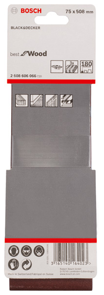 Banda de lija PRO X440, 75 x 508 mm, G180