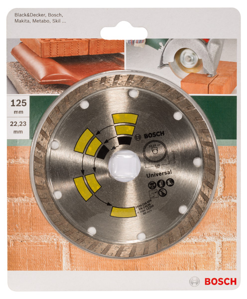 Disco de corte de diamante Universal TurboD = 125 mm