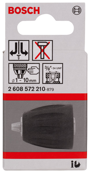 Portabrocas de sujeción rápida 1–10 mm