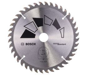 Hoja de sierra circular STANDARDD = 160 mm; taladro= 20 mm; T = 40